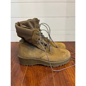 Altama Hot Weather Soft Toe Mens 7 Regular Brown Suede Tactical Boots Lace Up